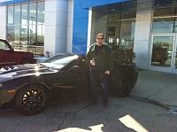 Picking it up, 30 March 2013 @ Eric Von Schledorn (EvS) in Saukville, Wisconsin.  Excellent dealer!