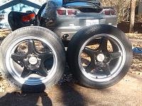 Trying to sell these. 17's. Or trade for camaro parts. Set of 4. Good tires.