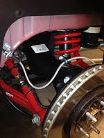 Stainless steel brake line install (rear)