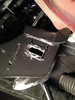 Elongation of front subframe mounts (PITA)