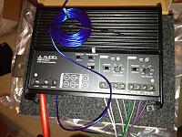 Pre-wiring up the JL XD 400 amp to replace the Boston factory amp in my Camaro