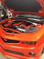 Roto Fab custom painted engine cover install.  
Carbon fiber intake cover  
Custom painted fuse box relay 
Billet custom strut covers