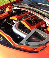 Roto Fab custom painted engine cover install.  
Carbon fiber intake cover  
Custom painted fuse box relay 
Billet custom strut covers