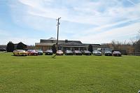 hrcc in front of belont farm distillery.