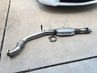 3" catted downpipe for my 2015 Civic SI with intercooled supercharger, homemade