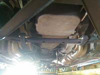 Oil pan cross member attached using the flanges by CFD