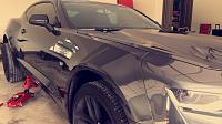 Jacked up, installing ZL1 Addons Rock Guards