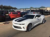 My new Camaro with the 2011 2SS/RS I traded in for it.