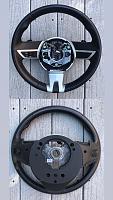 OEM Automatic Steering Wheel Assembly, Black Leather/Stone Stitching