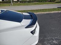 Spoiler wrapped to match strip