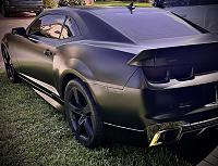 Satin black wrap complete