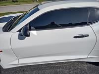 Mirrors, door handles wrapped,  windows tinted 15%