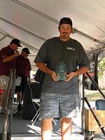 Jeff, getting in on the action & accepting Beauty's Best Of Show Award.