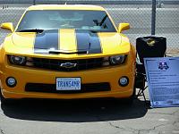 car on display at show