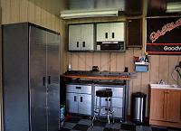 Gladiator cabinets and workbench