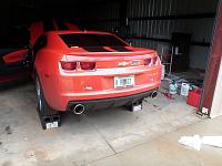 5" tips with Magnaflow Aggressive Street series full 2.5" systems.