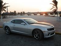 Camaro in sunset