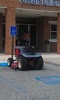 My other ride is a lawn mower! Haha!