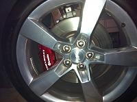 Powder coat calipers