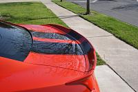 Three piece Dove Tail Spoiler with painted stripes