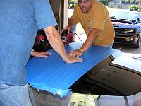 My dad and I installing my HEX VENT's.