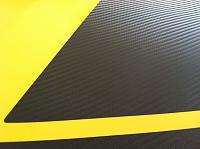 Carbon fiber Transformer 3 stripes on hood and rear