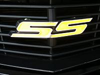 Yellow SS grille emblem