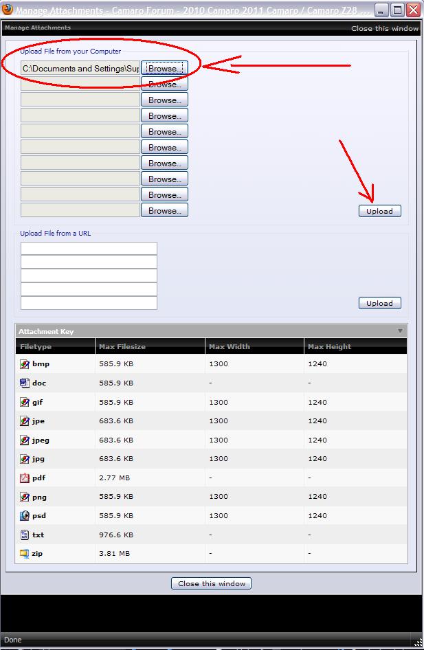 Name:  Howtouploadpics2.JPG
Views: 7271
Size:  75.8 KB