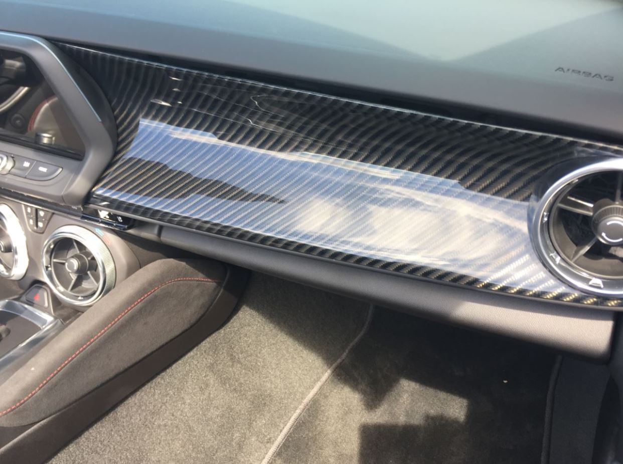 Carbon Fiber Dash Panel Option Camaro6