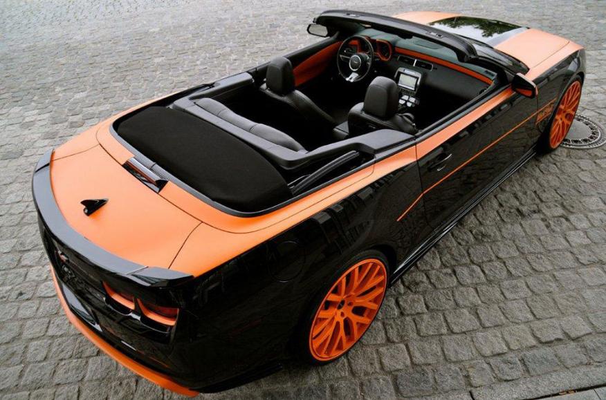 Chevrolet Camaro SS Convertible Rear Side Top View