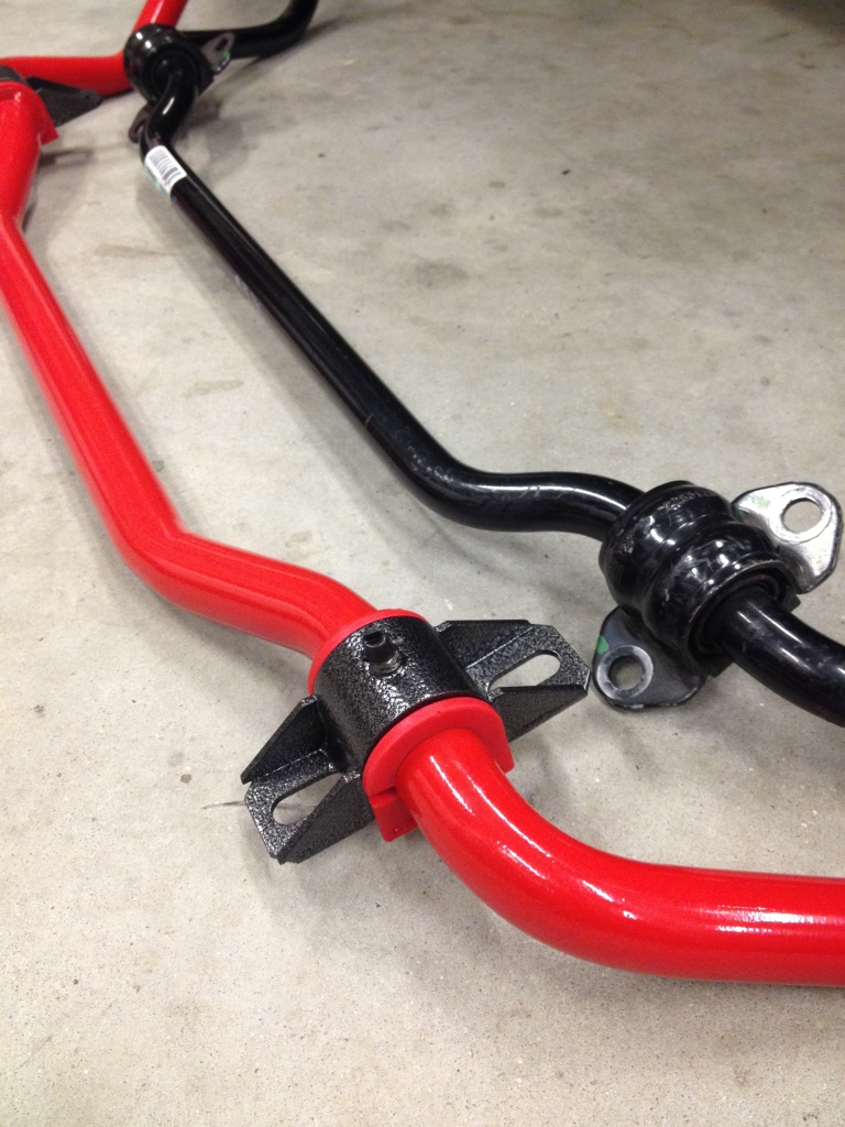 Front sway bar upgrade
(FE4 factory vs BMR)