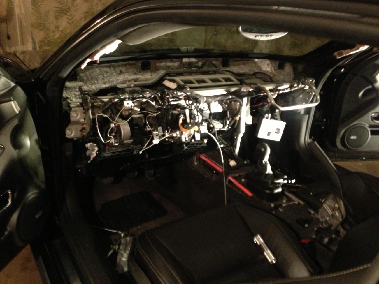 Another one of those, "Lets not ever do this again" projects. HUD install.