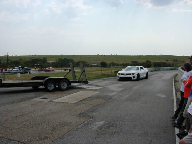 Towed off the race track with a blown head gasket and destroyed bottom end of motor.