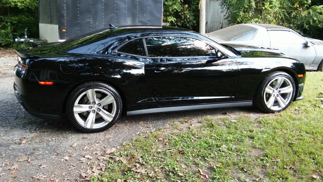 CAMARO SIDE DECALS REMOVED WAXED...