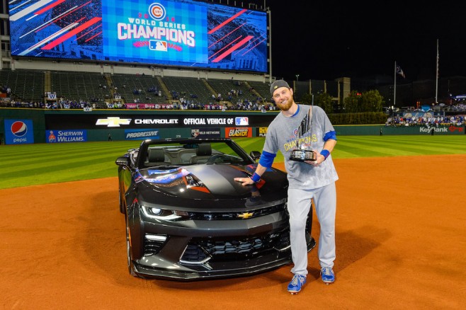 World Series MVP Ben Zorbist Camaro SS 50th Anniversary Edition